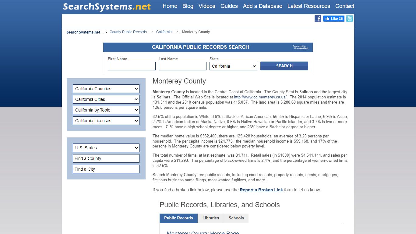 Monterey County Criminal and Public Records